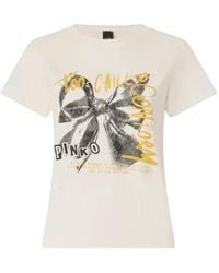 Pinko - Graphic-Print T-Shirt - Lyst