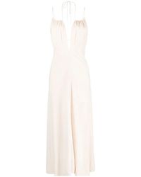TOTEME - Halterneck Sleeveless Maxi Dress - Lyst