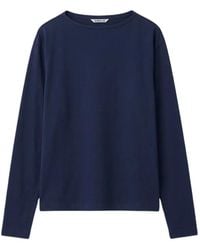 AURALEE - Long-Sleeve Crew-Neck Sweater - Lyst
