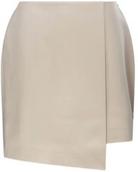 By Malene Birger - Raye Asymmetric Mini Skirt - Lyst