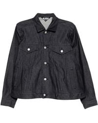 COMME DES GARÇON BLACK - Loose-Fit Denim Jacket - Lyst