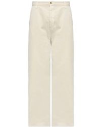 FRAME - Belt-Loop Straight-Leg Chino Trousers - Lyst