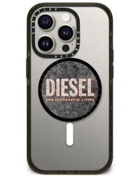 DIESEL - X Casetify Logo-Print Phone Grip Stand - Lyst