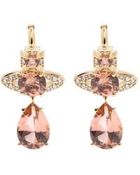 Vivienne Westwood - Ismene Orb Crystal-Embellished Earrings - Lyst