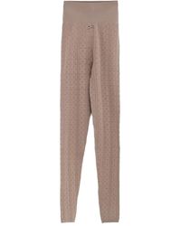 JW Anderson - Pointelle Bow Leggings - Lyst