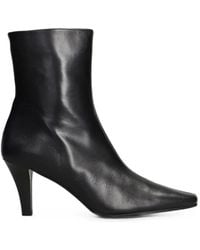 The Seller - Square-Toe Ankle Boots - Lyst