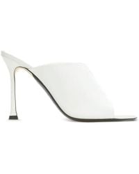 N°21 - 105Mm Logo-Print Leather Sandals - Lyst