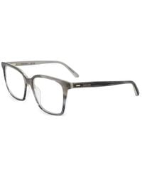 Calvin Klein - Gestreifte Brille Mit Eckigem Gestell - Lyst