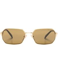 Prada - Sunglasses With Triangle Logo - Lyst