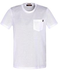 Moorer - Chest-Pocket Cotton T-Shirt - Lyst
