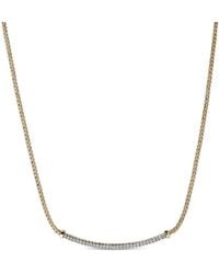 John Hardy - 14Kt Jh Essential Diamond Necklace - Lyst