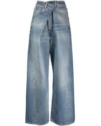 DARKPARK - Ines Asymmetric Wide-leg Jeans - Lyst