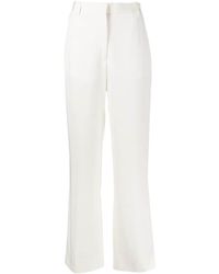 Victoria Beckham - Pantalones anchos de talle alto - Lyst