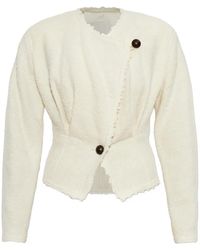 Isabel Marant - Bouclé-Texture Raw-Edge Jacket - Lyst