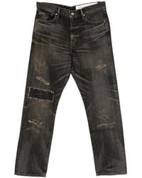 Neighborhood - Gerafelde Broek Met Patch - Lyst