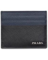 Prada - Saffiano Leren Portemonnee - Lyst