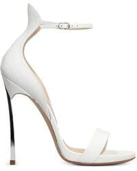 Casadei - Open Toe Heeled Sandals - Lyst