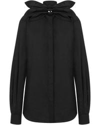 Moschino - Bow-Detail Shirt - Lyst