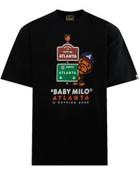 A Bathing Ape - Baby Milo Graphic-Print T-Shirt - Lyst