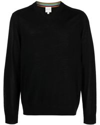 Paul Smith - Pull En Maille À Col V - Lyst