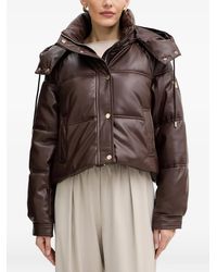 Fracomina - Hooded Quilted Jacket - Lyst