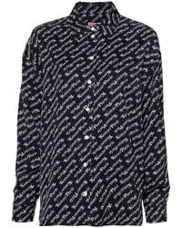 KENZO - Verdy Hemd Mit Monogramm-Print - Lyst