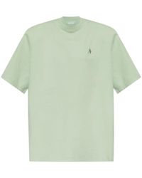 The Attico - T-Shirt Mit Logo-Stickerei - Lyst