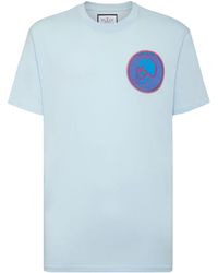 Philipp Plein - Logo-embroidered Cotton T-shirt - Lyst