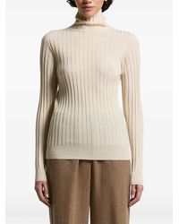 Peserico - Ribbed-Knit Roll-Neck Sweater - Lyst