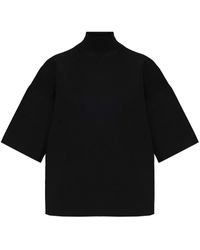 Theory - High-Neck T-Shirt - Lyst