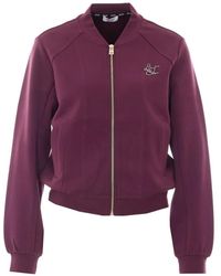 Liu Jo - Sequin-Embellished Zip-Up Sweater - Lyst