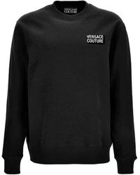 Versace Jeans Couture - Logo-Patch Sweatshirt - Lyst