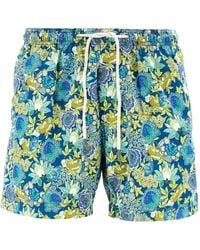 Peninsula - Floral Swim Shorts - Lyst