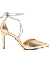Carrano - Tie-Ankle Heeled Pumps - Lyst