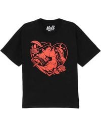 Melt - Graphic-Print Round Neck T-Shirt - Lyst