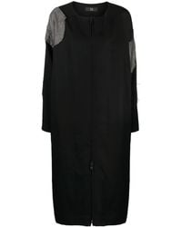Y's Yohji Yamamoto - Zip-Up Wool Dress - Lyst