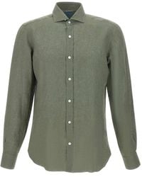 Barba Napoli - Linen Shirt - Lyst
