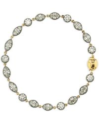 Jewels Aficionado - 18Kt Geelgouden Armband Met Diamant - Lyst