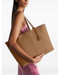 Maison De Sabre - Snap Soft Leather Tote Bag - Lyst