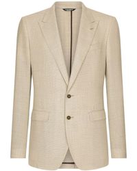 Dolce & Gabbana - Taormina Single-Breasted Blazer - Lyst