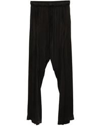 Julius - Broek Met Gesmockt Detail - Lyst