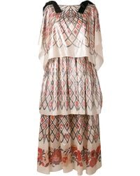 Fendi - Robe À Motif Géométrique - Lyst