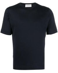 John Smedley - Jersey-Knit Cotton T-Shirt - Lyst