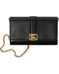 Burberry - Rider Chain-Strap Lambskin Shoulder Bag - Lyst