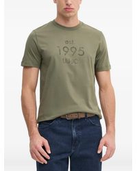 Liu Jo - Logo-Print Cotton T-Shirt - Lyst