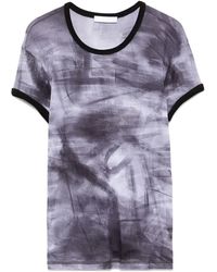 Helmut Lang - T-Shirt Met Grafische Print - Lyst