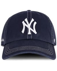 Sporty & Rich - Yankees Contrast-Stitch Baseball Cap - Lyst