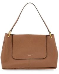 Gianni Chiarini - Sandra Grained Leather Shoulder Bag - Lyst