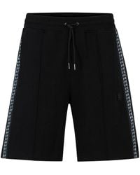 HUGO - Pantalones cortos de chándal con cadena estampada - Lyst