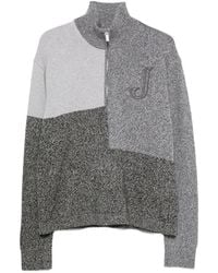 Jacquemus - The Orlando Patchwork Half-Zip Sweater - Lyst